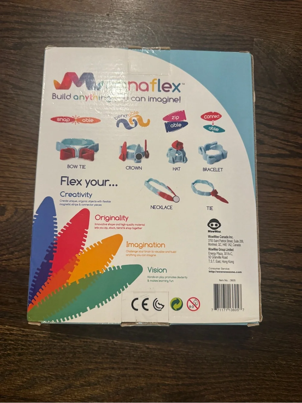 Magnaflex Kids Wearable Magnetic Toy Set - New Magnet Blocks STEM Toy